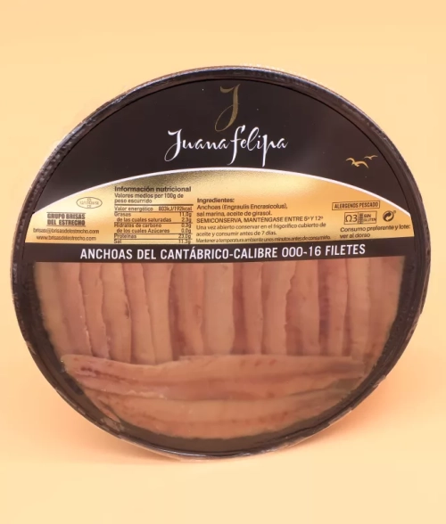 Tienda de Anchoas Selectas cantábrico imperiales tarrina 16 filetes 3 Comprar Anchoas Selectas cantábrico imperiales tarrina 16 filetes en Sevilla