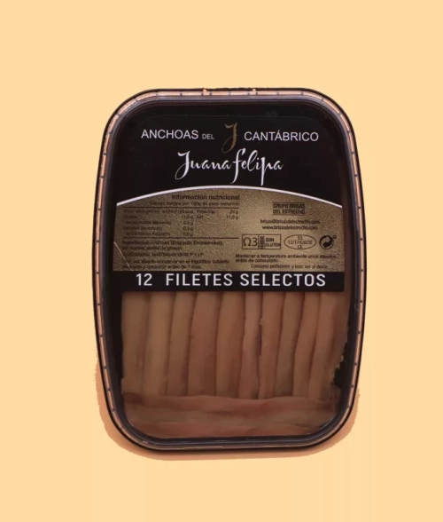 Tienda de Anchoas Selectas Cantábrico Bandeja 12 Filetes 1 Comprar Anchoas Selectas Cantábrico Bandeja 12 Filetes en Sevilla
