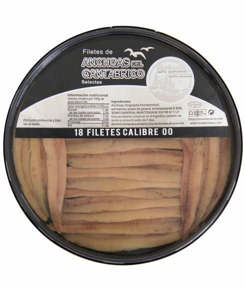 Comprar Anchoas Selectas cantábrico tarrina 18 filetes en Sevilla