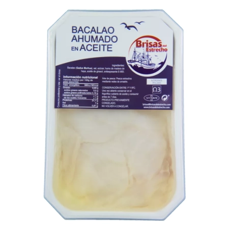 Tienda de Bacalao ahumado en aceite 500 grs. 2 Comprar Bacalao ahumado en aceite 500 grs. en Sevilla