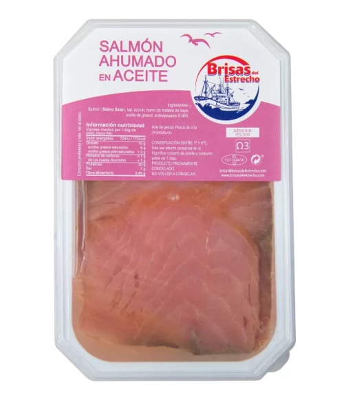 Tienda de Salmon ahumado en aceite 500 grs. 4 Comprar Salmon ahumado en aceite 500 grs. en Sevilla