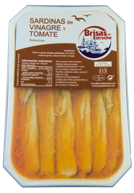 Comprar Sardinas en vinagre y tomate 500 grs. en Sevilla