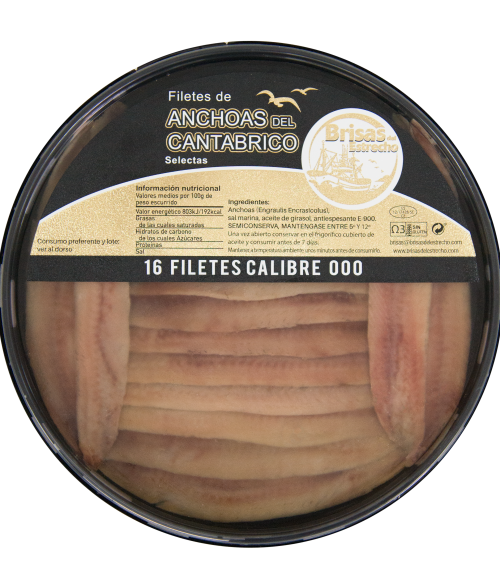 Comprar Anchoas Selectas cantábrico imperiales tarrina 16 filetes en Sevilla